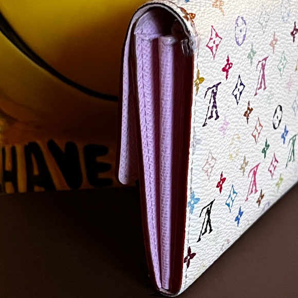 LOUIS VUITTON MURAKAMI SARAH WALLET W/DUSTBAG (DATE CODE CA0122) - Picture 7 of 16